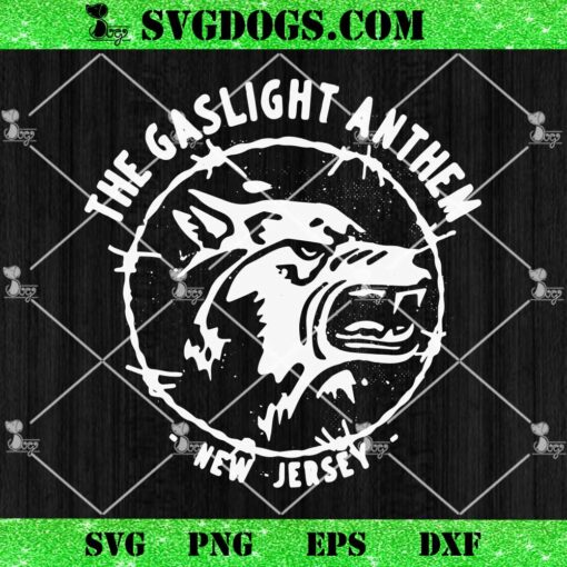 Wolf The Gaslight Anthem New Jersey SVG PNG