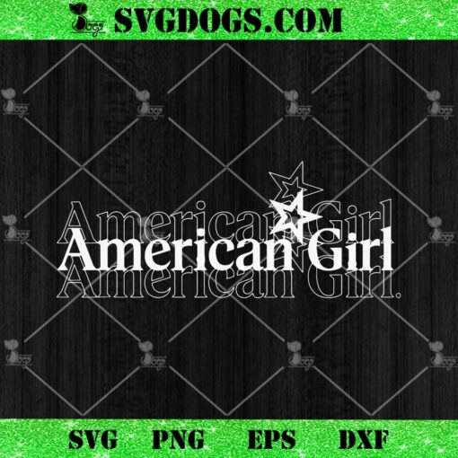 American Girl SVG PNG