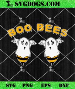 Boo Bees SVG, Halloween Party SVG PNG DXF EPS