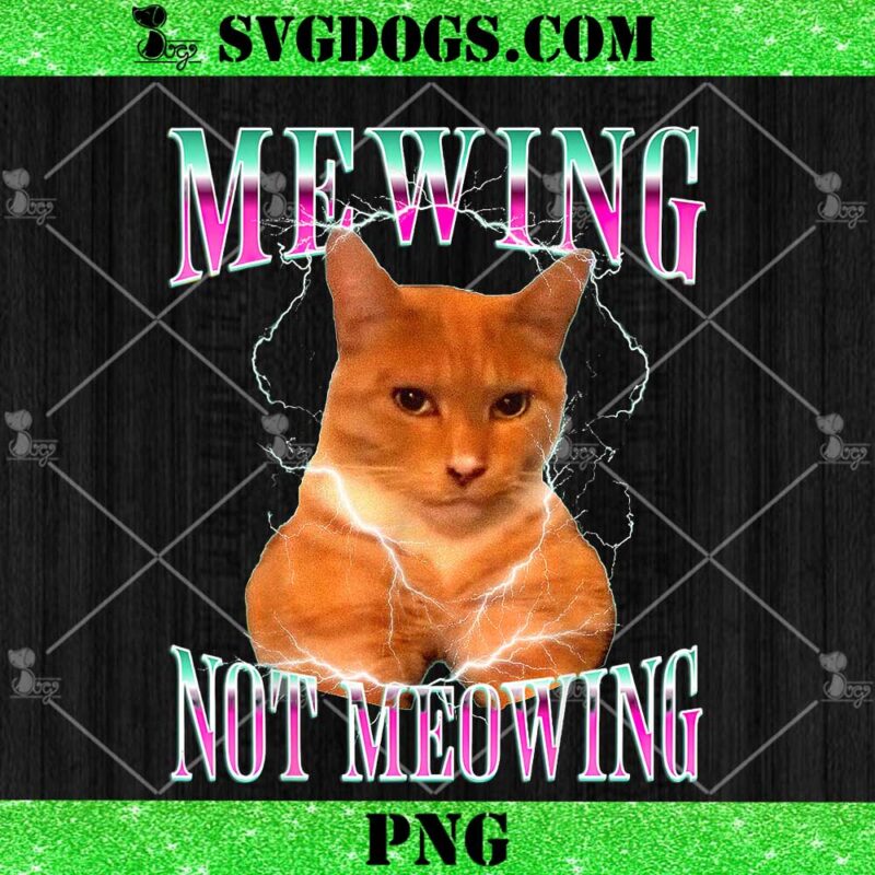 Cat Mewing Meme PNG