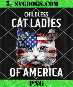 Childless Cat Lady Meme Of America Kamala Harris 2024 PNG