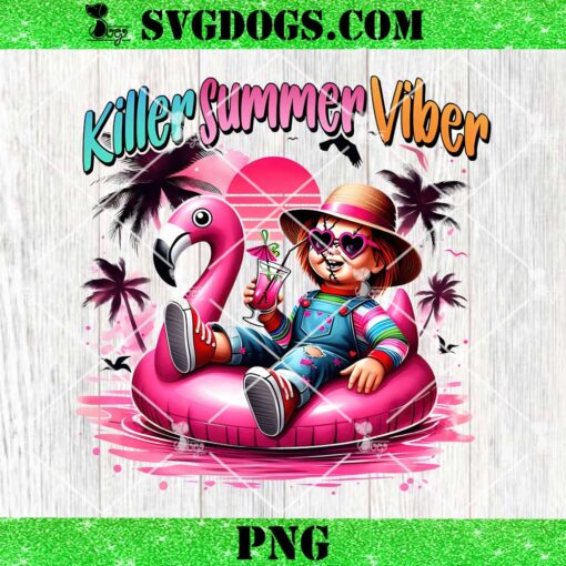 Chucky Killer Summer Viber PNG, Summer Horror PNG