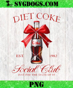 Coquette Diet Coke Social Club Est 1982 PNG, Diet Coke PNG