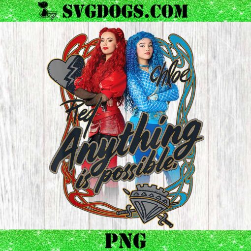 Disney Descendants PNG, The Rise Of Red Anything Is Possible PNG