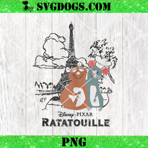 Disney Pixar Ratatouille PNG, Remy And Emile PNG