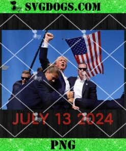 Donald Trump July 13 2024 PNG, Trump Shot PNG