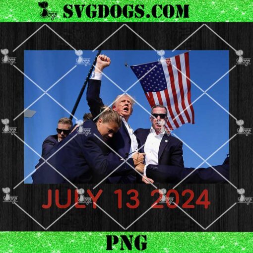 Donald Trump July 13 2024 PNG, Trump Shot PNG