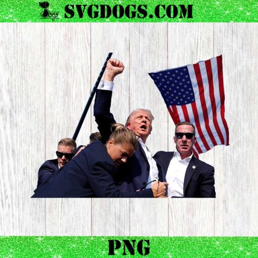 Donald Trump Shooting PNG, Trump Fight PNG