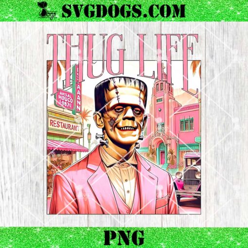 Frankenstein Thug Life PNG, Horror Halloween PNG