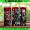 Horror Movies Characters 20oz Tumbler Wrap PNG, Horror Halloween 20oz Tumbler Wrap PNG