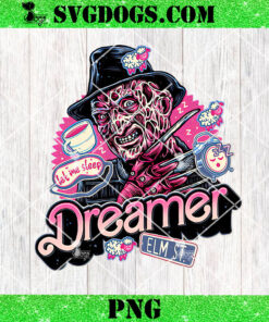 Freddy Krueger Dreamer Love PNG, Horror Barbie PNG