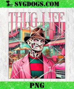 Freddy Krueger Thug Life PNG, Horror Halloween PNG