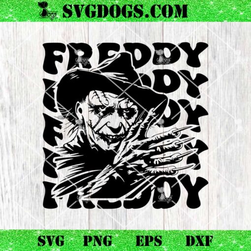 Freddy SVG, Freddy Krueger SVG, Horror Movies Killer SVG PNG EPS DXF