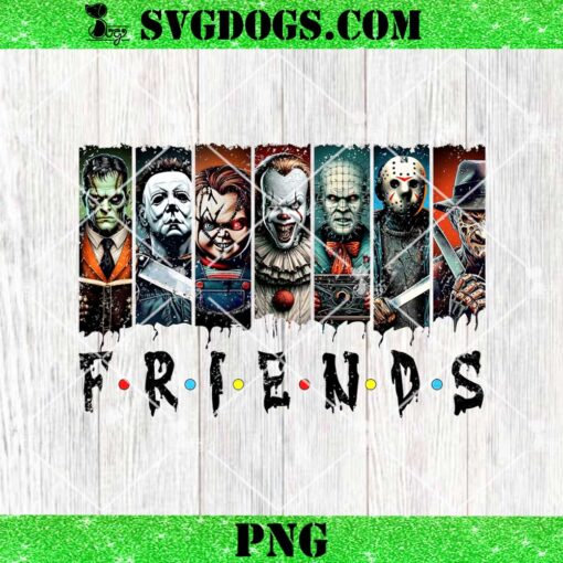 Friends Horror Movie PNG, Movie Killer PNG, Scary Halloween PNG