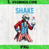 Funny Shake And Bake 4th of July Couple Matching Shake PNG