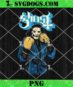 Ghost Papa Boxing PNG, Halloween PNG