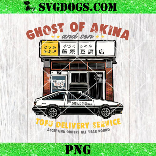 Ghost Of Akina And Son Tofu Delivery Service Accepting Orders All Year Round PNG