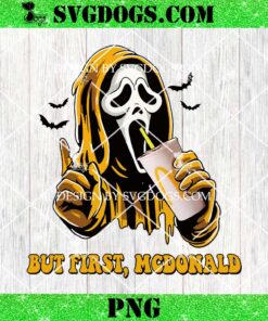 Ghostface But First McDonald PNG