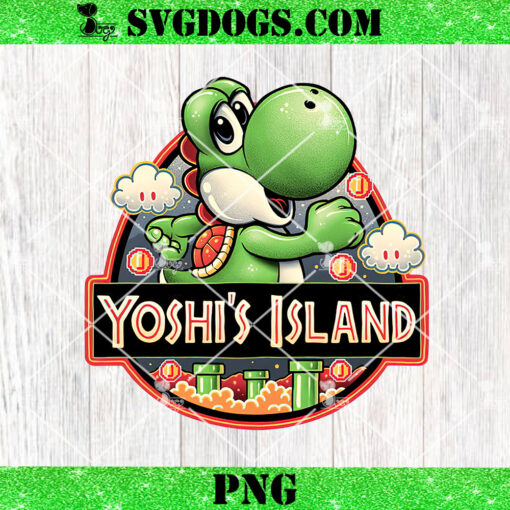Green Dinosaur Island PNG, Yoshi’s Island PNG