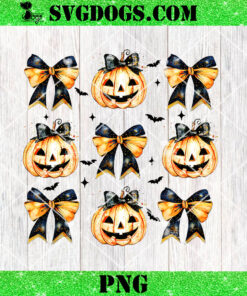 Coquette Bow Halloween PNG, Spooky Season PNG