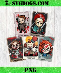 Horror Characters Tarot Card PNG, Halloween Horror PNG