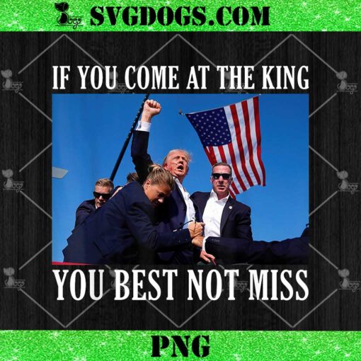 If You Come At The King You Best Not Miss PNG, Trum Shot PNG