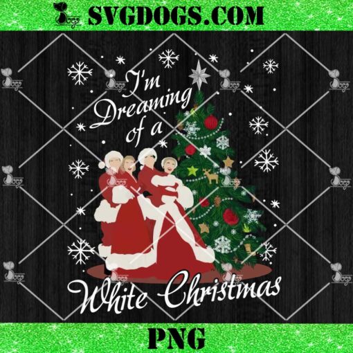 I’m Dreaming Of A White Christmas PNG, Santa Christmas PNG