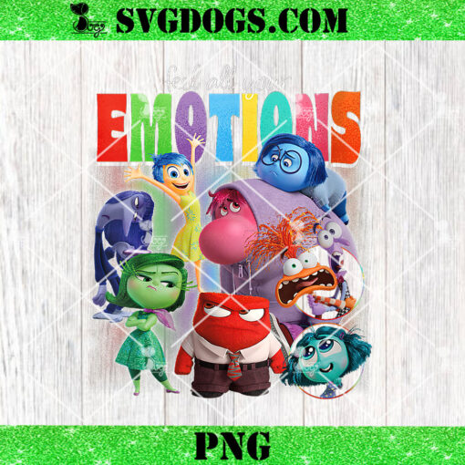 Inside Out 2 Feel All Your Emotions PNG