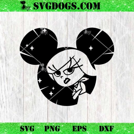 Inside Out Disgust SVG, Disgust Mickey SVG PNG DXF EPS