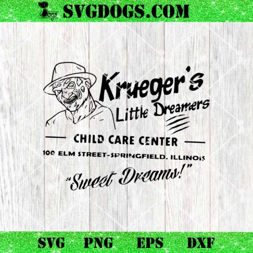 Kruegers Little Dreamers SVG, Nightmare On Elm Street SVG, Freddy Krueger SVG PNG DXF EPS