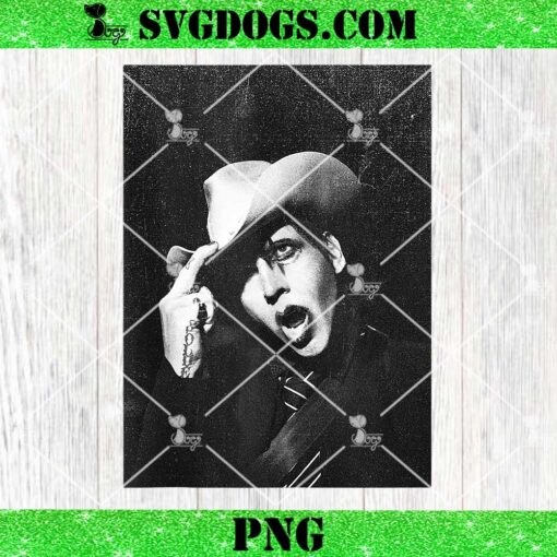 Marilyn Manson Cowboy PNG, Marilyn Manson PNG