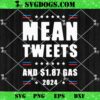 Mean Tweets And $1.87 Gas 2024 SVG, Trump SVG