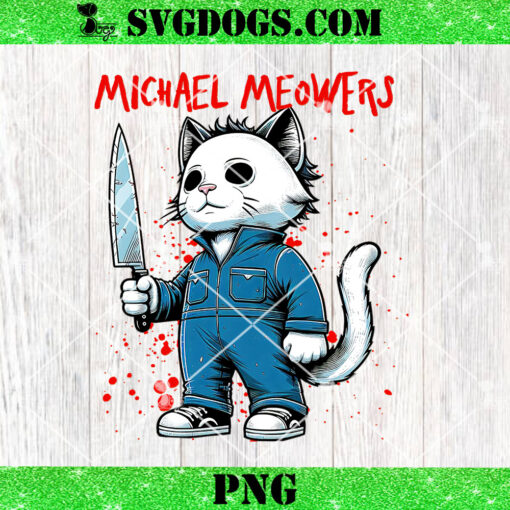 Michael Meowers PNG, Michael Myers Cat Halloween PNG