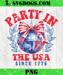 Party In the Usa Since 1776 PNG, Disco Ball 4th Of July PNG