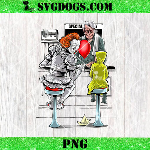 Pennywise Georgie and Stephen King Norman Rockwells The Runaway PNG, Run IT Way PNG