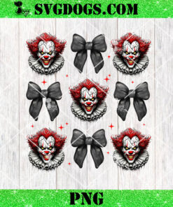 Halloween Red Balloon Coquette Bow PNG, Halloween Horror PNG