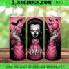 Scream Girl 20oz Tumbler Wrap PNG, Ghostface 20oz Tumbler Wrap PNG