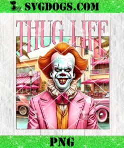 Pennywise Thug Life PNG, Horror Halloween PNG