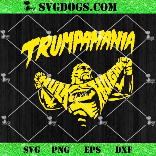 Retro Trumpamania Hulk Hogan Supporter SVG