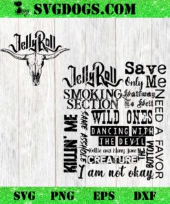 Somebody Save Me Jelly Roll Smoking Section SVG, Jelly Roll Bundle SVG PNG EPS DXF