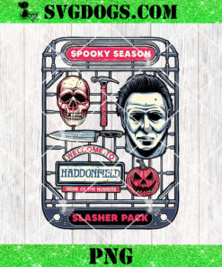 Spooky Season Welcome To Haddonfield Slasher Pack PNG, Michael Myers PNG