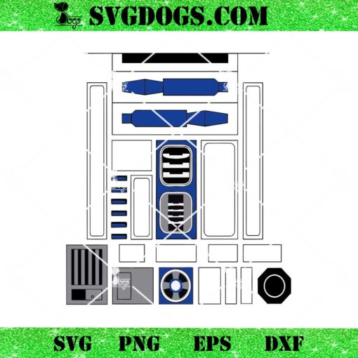 Star Wars R2D2 Uniform SVG