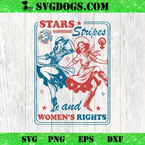 Stars Stripes And Womens Rights SVG, Social Democrat Leftist SVG PNG DXF EPS