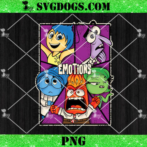 Team Emotions PNG, Inside Out 2 PNG