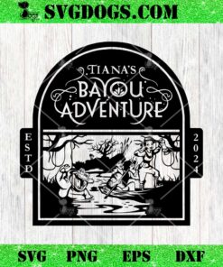 Tianas Bayou Adventure SVG, Disney Princess Tiana SVG PNG EPS DXF