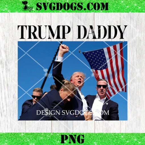 Trump Daddy Rally Shot PNG, Trump Fight Rally Shooting PNG