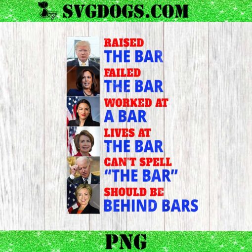 Trump Raised The Bar Harris Failed The Bar PNG