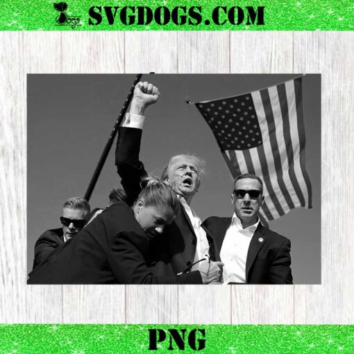 Trump Shot 2024 PNG, Trump Fight PNG