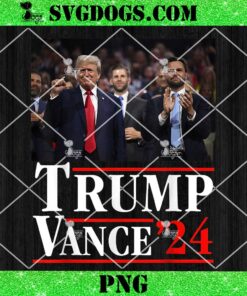 Trump Vance 2024 Vote Trump PNG, Retro Vintage USA Flag PNG