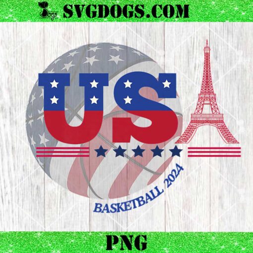 USA Basketball 2024 PNG, Paris Sport Games Basketball Basket Ball PNG